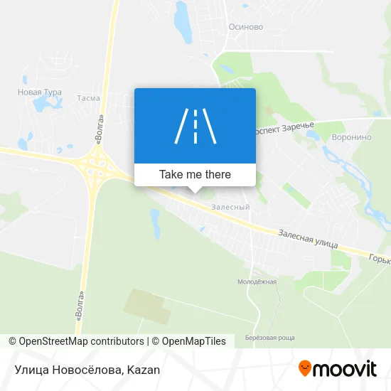 Улица Новосёлова map