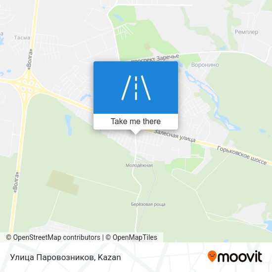 Улица Паровозников map