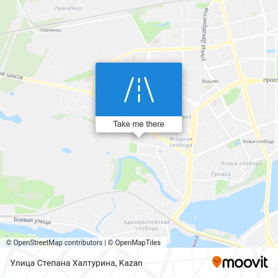Улица Степана Халтурина map