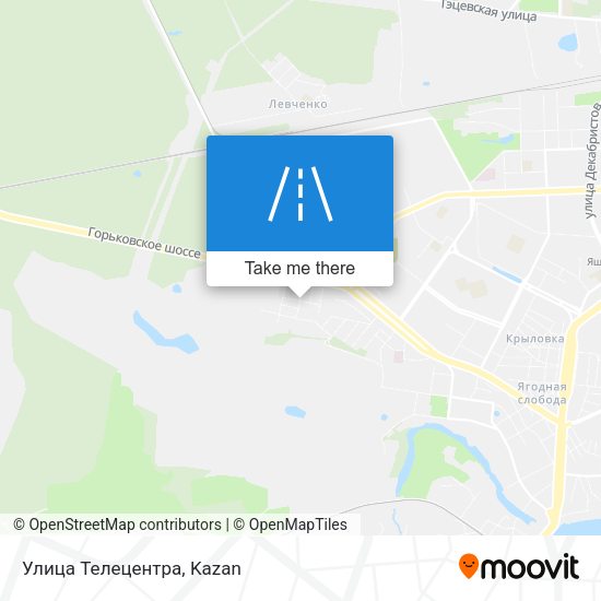 Улица Телецентра map