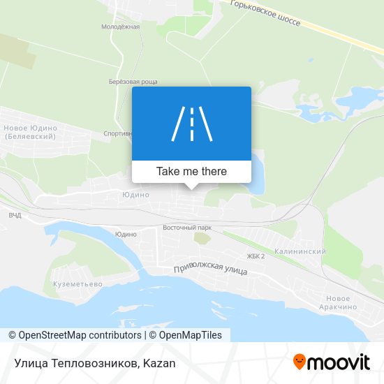 Улица Тепловозников map