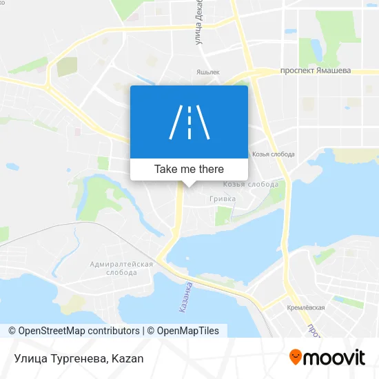Улица Тургенева map