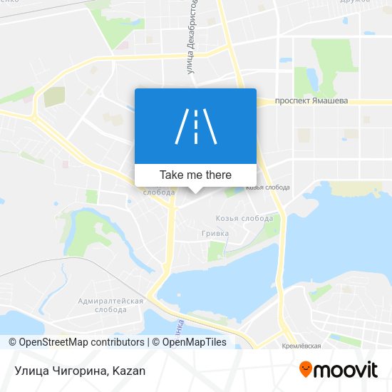 Улица Чигорина map