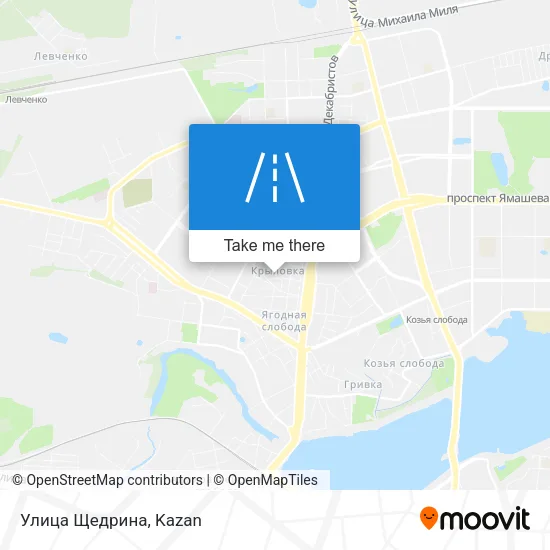 Улица Щедрина map
