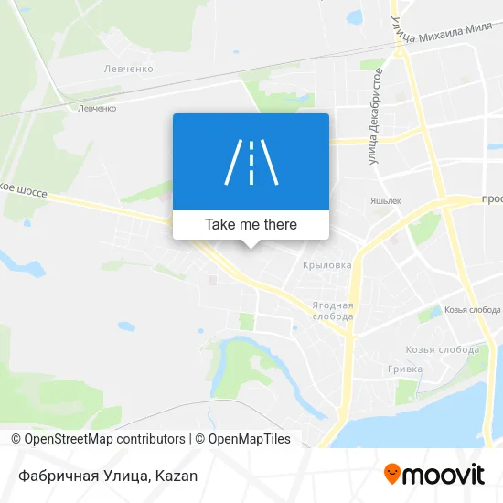 Фабричная Улица map