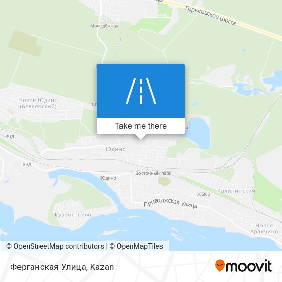 Ферганская Улица map