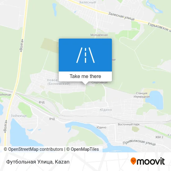 Футбольная Улица map