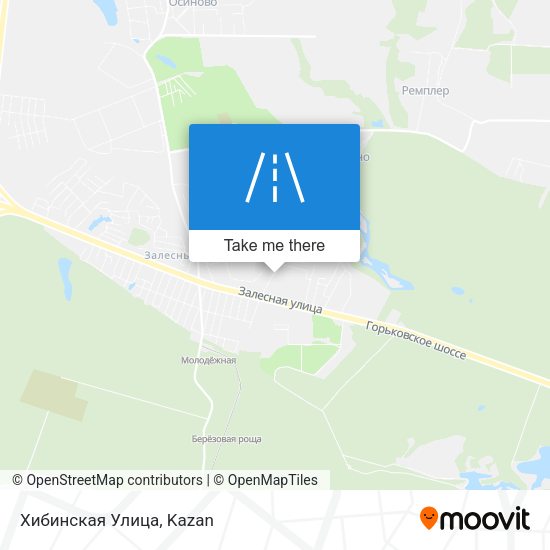 Хибинская Улица map