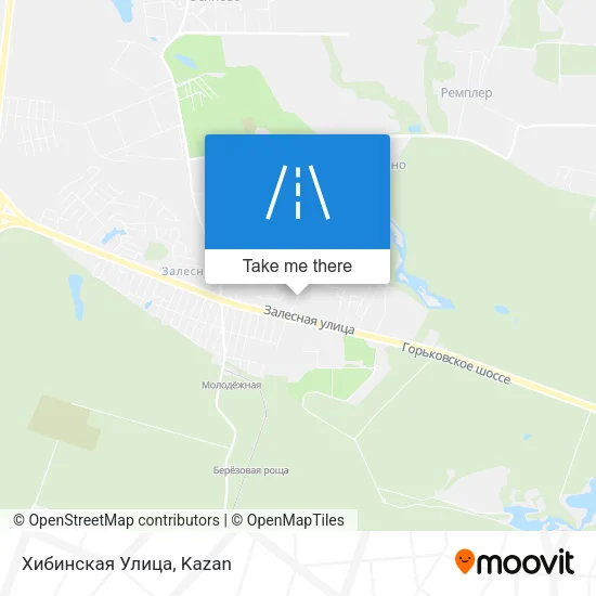 Хибинская Улица map
