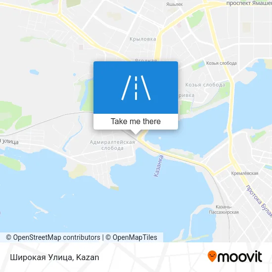 Широкая Улица map
