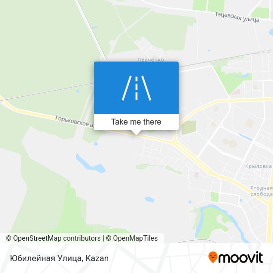 Юбилейная Улица map