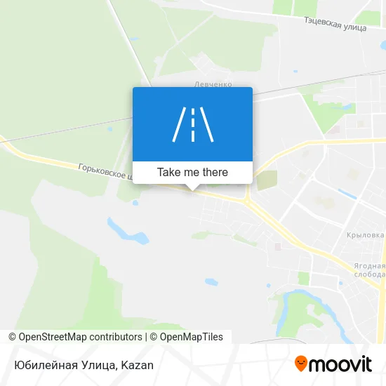 Юбилейная Улица map