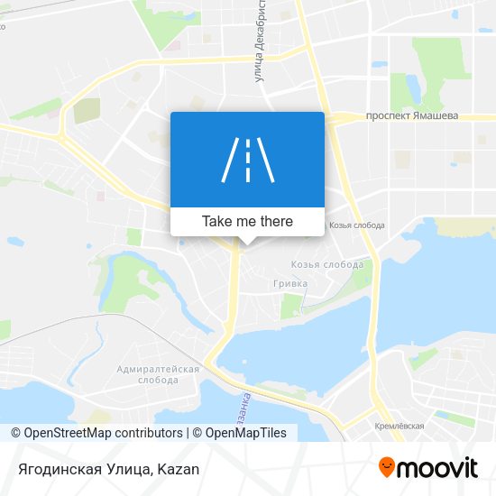 Ягодинская Улица map