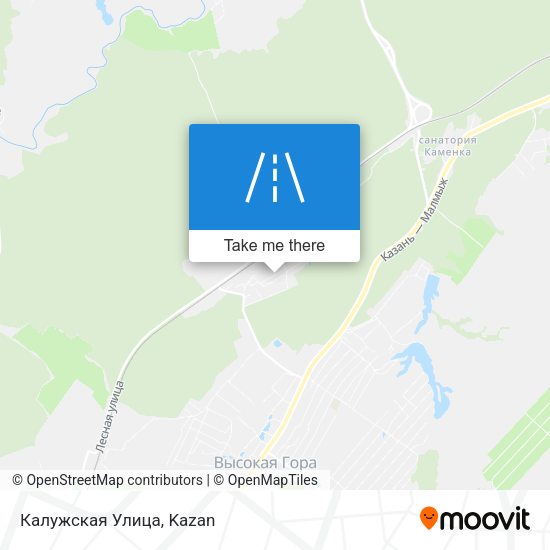 Калужская Улица map