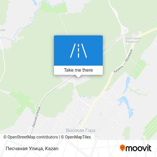 Песчаная Улица map