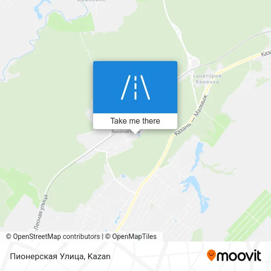 Пионерская Улица map