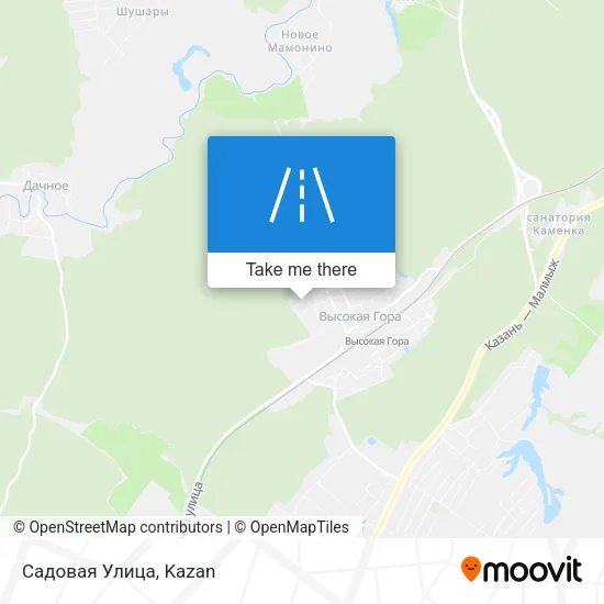 Садовая Улица map