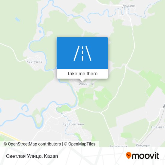 Светлая Улица map