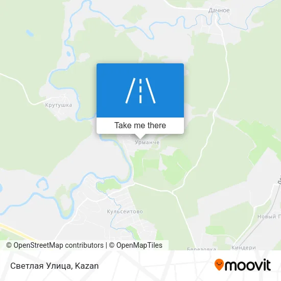 Светлая Улица map