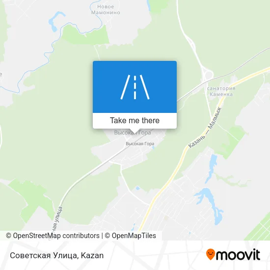 Советская Улица map