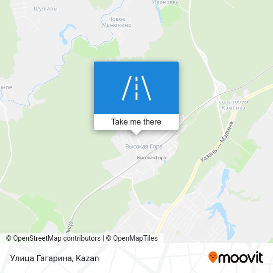 Улица Гагарина map