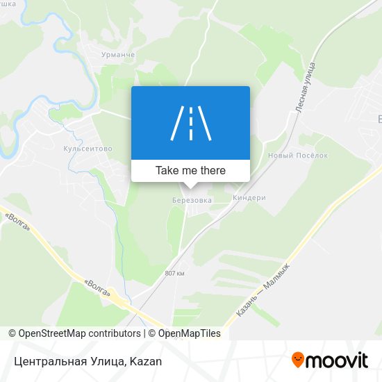 Центральная Улица map