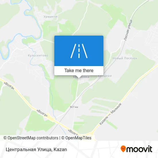 Центральная Улица map