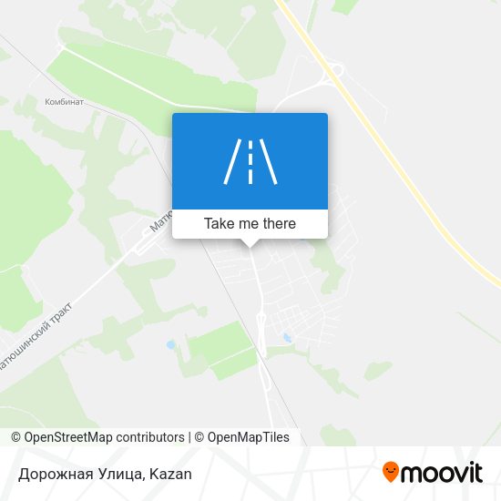 Дорожная Улица map