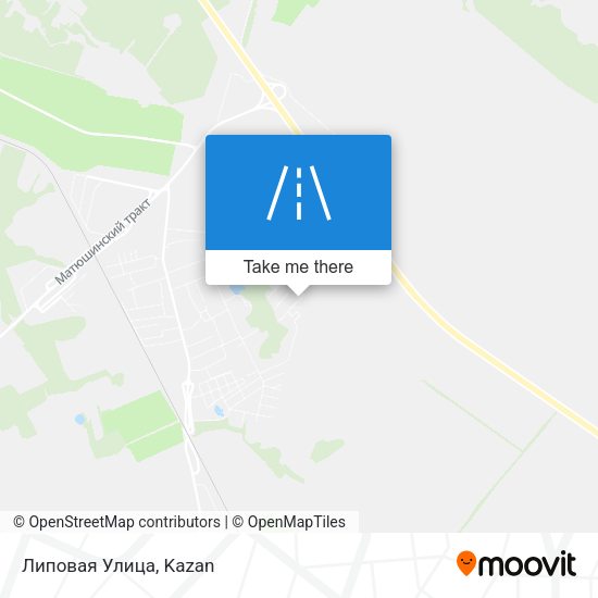 Липовая Улица map