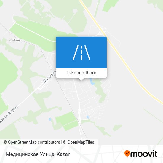 Медицинская Улица map