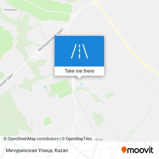 Мичуринская Улица map
