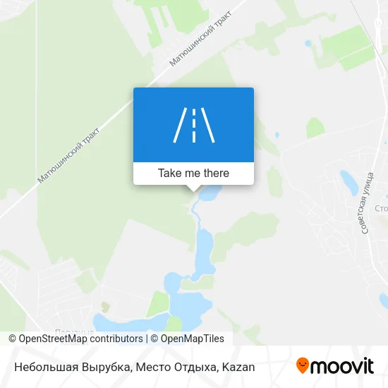 Небольшая Вырубка, Место Отдыха map