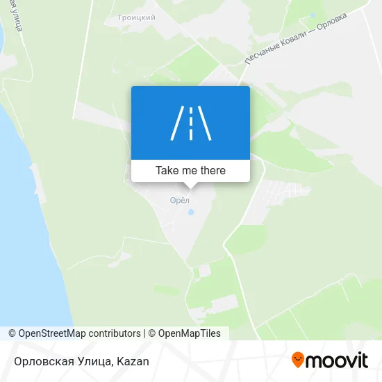 Орловская Улица map