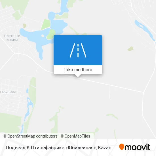 Подъезд К Птицефабрике «Юбилейная» map