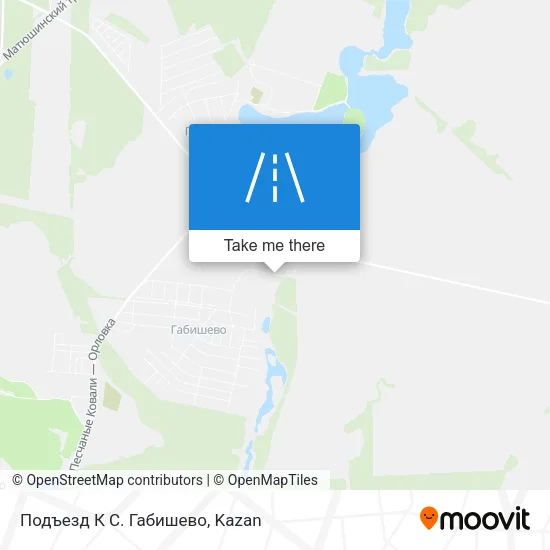 Подъезд К С. Габишево map