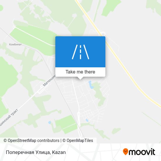 Поперечная Улица map