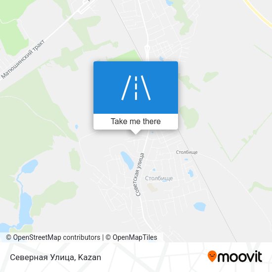 Северная Улица map