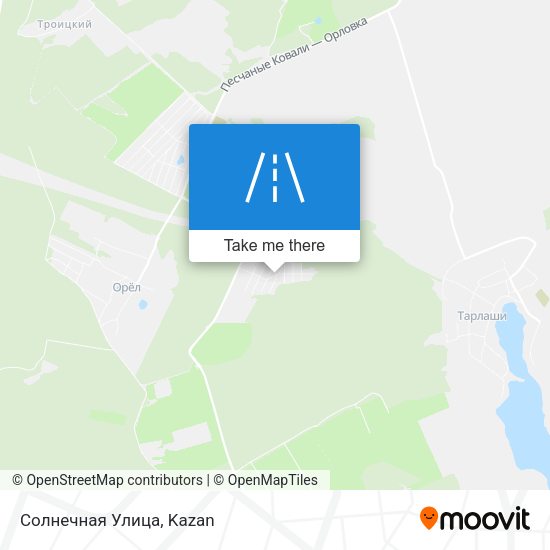 Солнечная Улица map