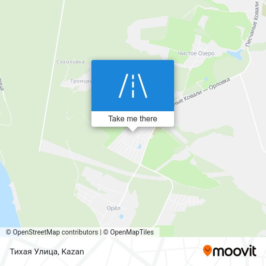 Тихая Улица map