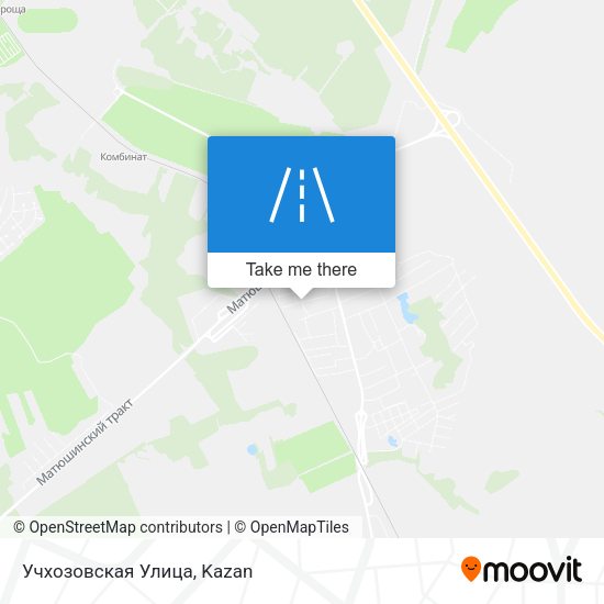 Учхозовская Улица map