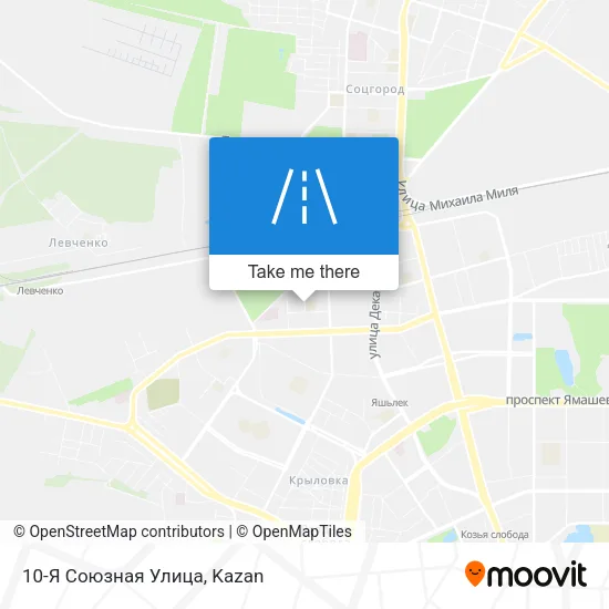 10-Я Союзная Улица map