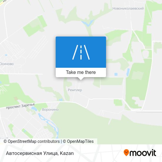 Автосервисная Улица map