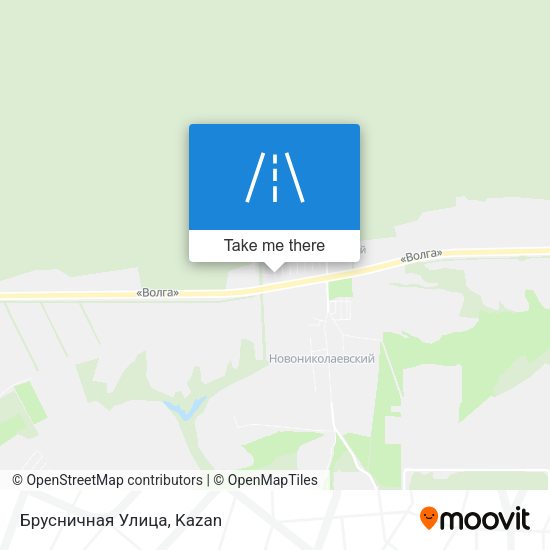 Брусничная Улица map