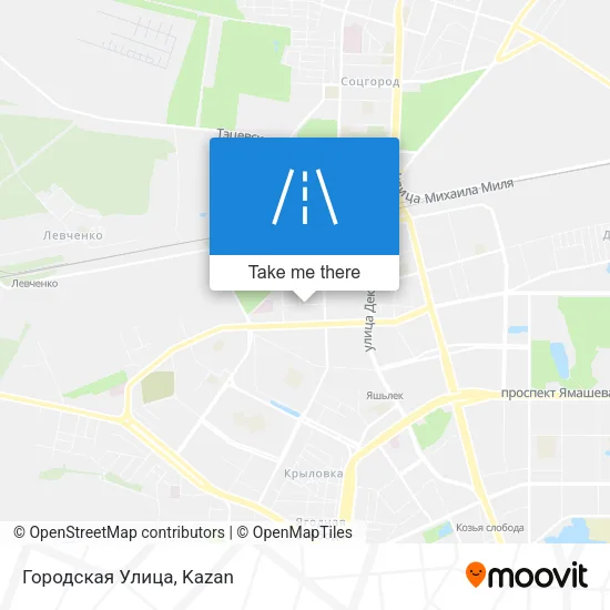 Городская Улица map