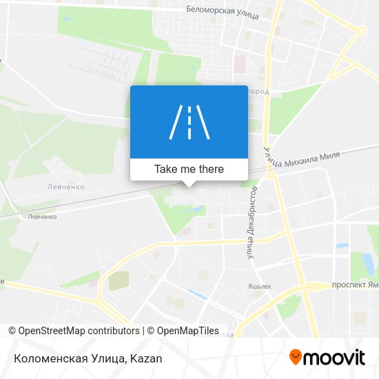 Коломенская Улица map