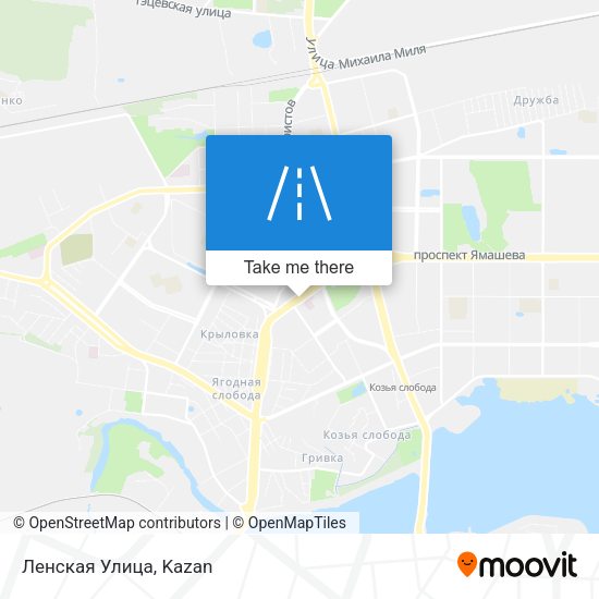 Ленская Улица map