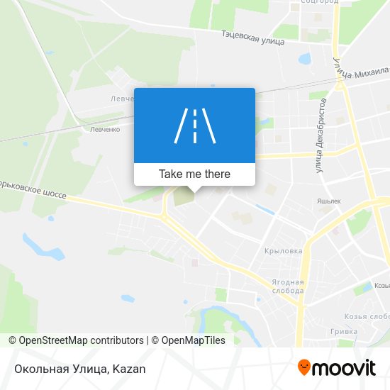 Окольная Улица map