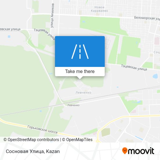 Сосновая Улица map