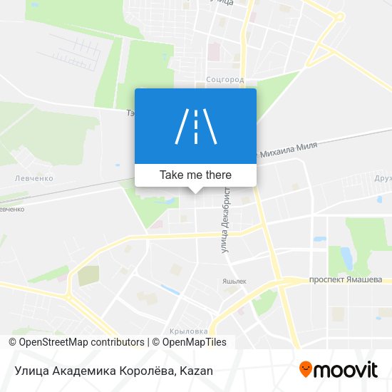 Улица Академика Королёва map
