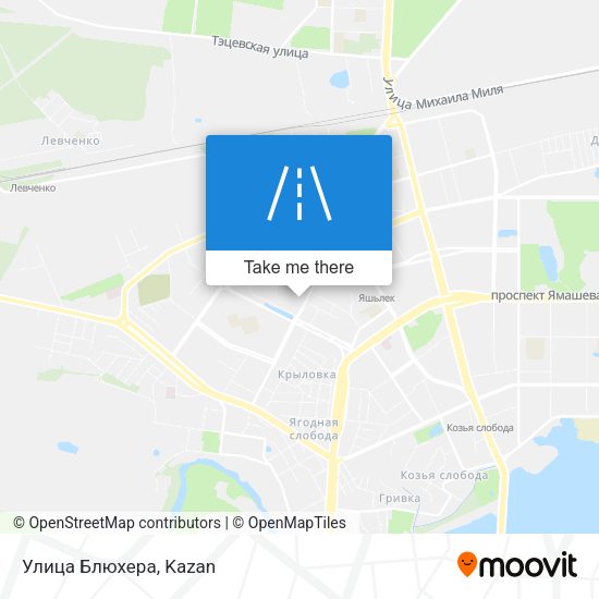 Улица Блюхера map